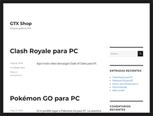 Tablet Screenshot of gtxshop.com